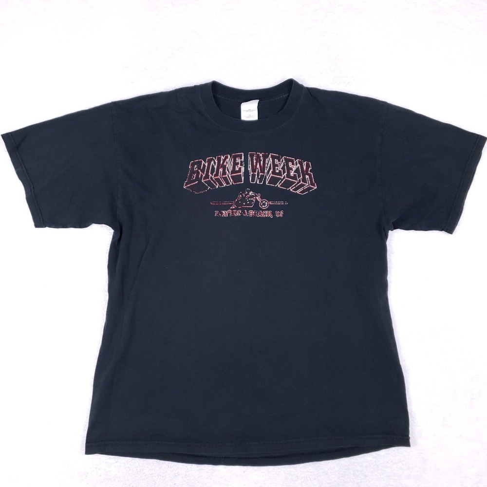 Gildan 2006 Daytona Bike Week Graphic Tee XL Black